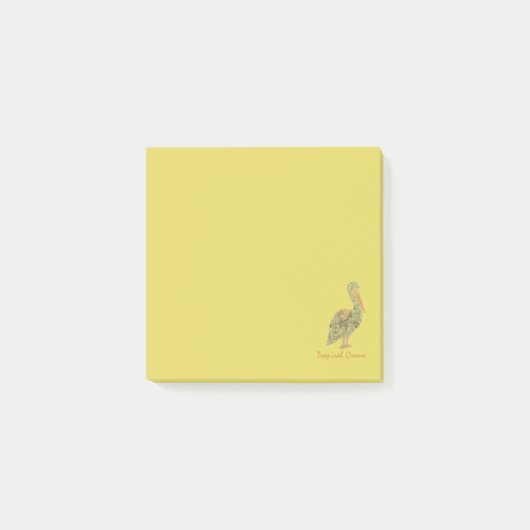 Post-it® Grue tropicale (Devant)