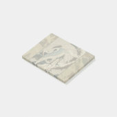 Post-it® Grues sur un pin couvert de neige Hokusai (Incliné)