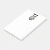 Post-it® Gruff Grey Chèvre Funny Fairy Tale Dessin (Incliné)