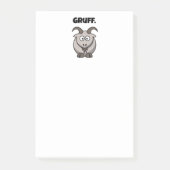 Post-it® Gruff Grey Chèvre Funny Fairy Tale Dessin (Devant)