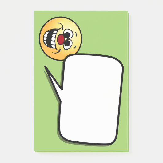 Post-it® Grumpey de visage génial (Devant)