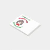 Post-it® Grumpy Sarcastique chat de Noël Probablement sur l (Incliné)