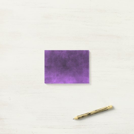 Post-it® Grunge foncé - Violet (Sur un bureau)