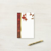 Post-it® Grungy Vintage Gold Christmas (Sur un bureau)