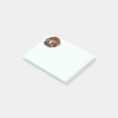 Post-it® Guirlande de Noël de hiboux de Birdorable (Incliné)