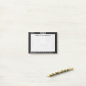 Post-it® Guitare basse électrique Monogram Music (Sur un bureau)