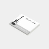 Post-it® Guitare électrique rock il note pour guitariste (Incliné)