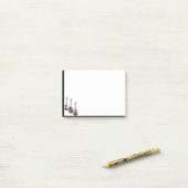 Post-it® Guitare Lecteur Musicien Musique Musicale Notes mu (Sur un bureau)