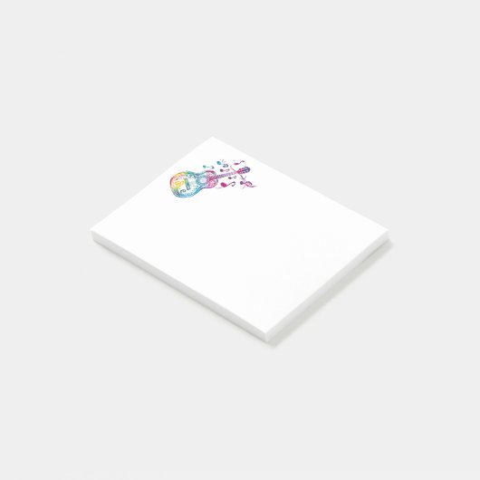 Post-it® Guitare musicale (Incliné)