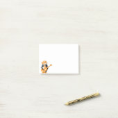 Post-it® Guitariste pingouin (Sur un bureau)
