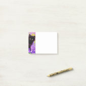 Post-it® Gustav Klimt Black Kitten (Sur un bureau)
