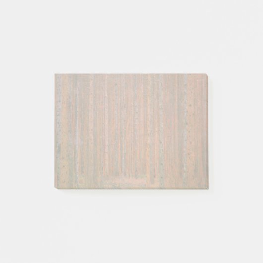 Post-it® Gustav Klimt Fir Forêt Tannenwald Arbres rouges (Devant)