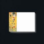 Post-it® Gustav Klimt Le Baiser<br><div class="desc">Post-it Notes illustrant la peinture à l’huile de Gustav Klimt avec la feuille d’or The Kiss (1908). Un homme et une femme,  aux couleurs dorées brillantes,  embrassent et embrassent avec amour dans un champ de fleurs. Un grand cadeau pour les amateurs d'art Art Nouveau et autrichien.</div>