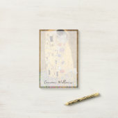 Post-it® Gustav Klimt | The Kiss, 1907-08 (Sur un bureau)