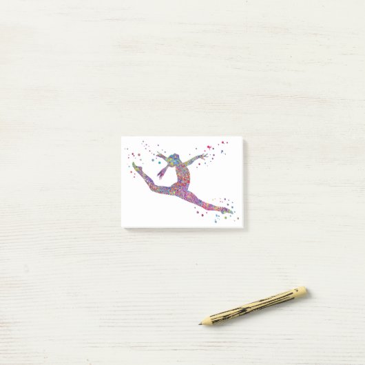 Post-it® Gymnastique (Sur un bureau)