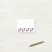 Post-it® Gymnastique acrobatique Danse Enseignant Gymnaste (Sur un bureau)