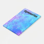 Post-it® GYMNASTIQUE Bleu et Violet (Incliné)