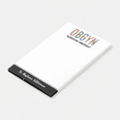 Post-it® Gynécologue obstétricien OBGYN personnalisé (Incliné)