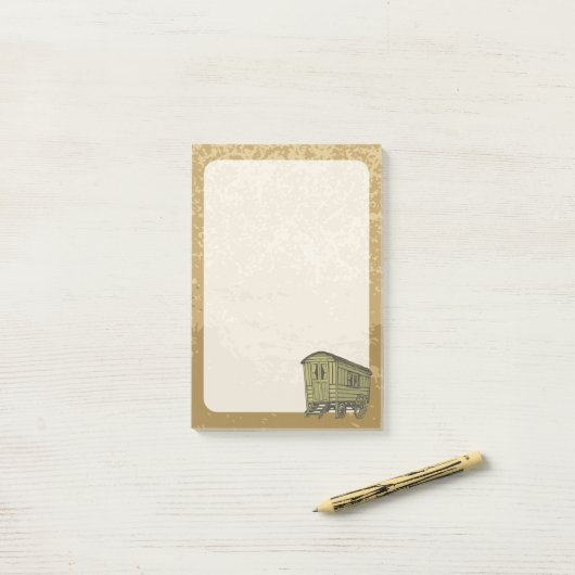 Post-it® Gypsy caravan (Sur un bureau)