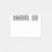 Post-it® H. Notes post-it translucides en métal (Devant)