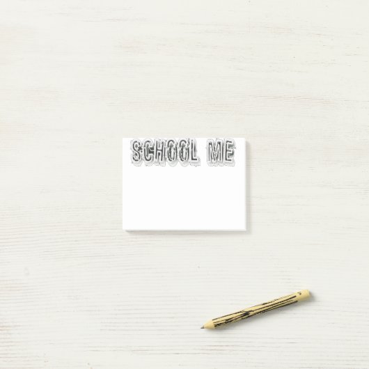 Post-it® H. Notes post-it translucides en métal (Sur un bureau)