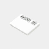 Post-it® H. Notes post-it translucides en métal (Incliné)