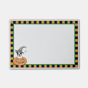 Post-it® Halloween Boston Terrier