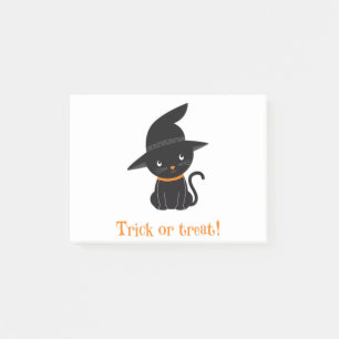 Post-it® Halloween Chat Imaginaire animal noir Octobre Auto