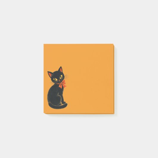 Post-it® Halloween Chat Noir Vintage (Devant)