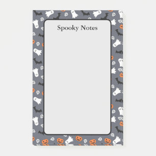 Post-it® Halloween Citrouille Fantôme Bat Gris Stick