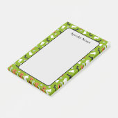 Post-it® Halloween Citrouille Fantôme chauve chaux vert cha (Incliné)