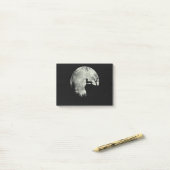 Post-it® Halloween Dachshund Et Lune (Sur un bureau)