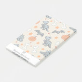 Post-it® Halloween Dinosaur Skeletons chauves-souris Citrou (Incliné)