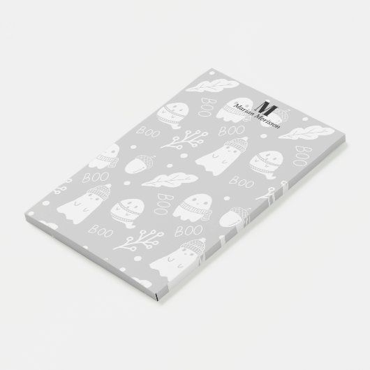 Post-it® Halloween Fall Jolie Fantômes Éffrayants (Incliné)