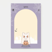 Post-it® Halloween Ghost Mochi Little Pomchi Tricot ou trai (Devant)