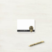 Post-it® Halloween mexicain sucré mignon personnalisé (Sur un bureau)