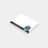 Post-it® Halloween mexicain sucré mignon personnalisé (Incliné)