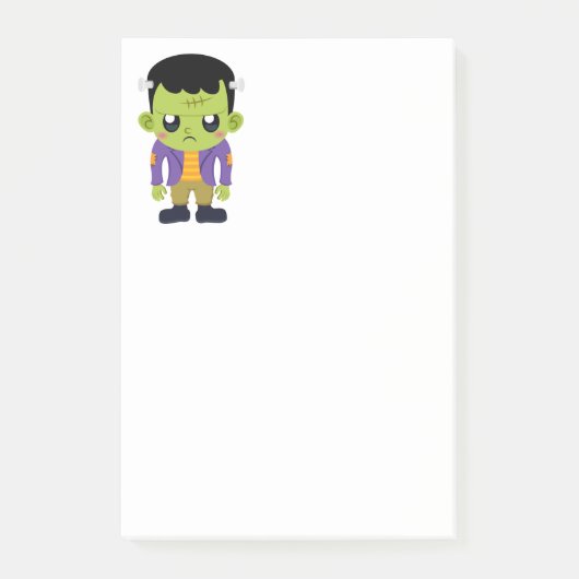 Post-it® Halloween monstre Frankenstein Green (Devant)