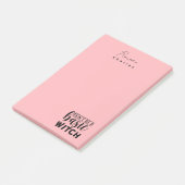 Post-it® Halloween rose amusant Humour moderne (Incliné)