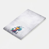 Post-it® Halloween Scarecrow With Bats Crow and Owl (Incliné)