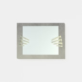 Post-it® Halloween Skeleton mains Publier des notes (Devant)