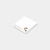 Post-it® Halloween sorcière Citrouille volant amusant (Incliné)