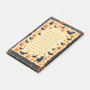 Post-it® Halloween Sticky Notes avec Citrouilles amusants e