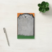 Post-it® Halloween Tombstone Grave Crâne Croisés (Bureau)