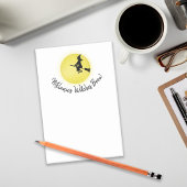 Post-it® Halloween Whimsical Flying Witch Pleine lune