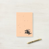 Post-it® Halloween Witch (Sur un bureau)