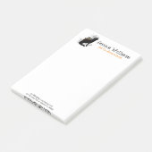 Post-it® Halloween Wolf Éffrayants arbres et château (Incliné)