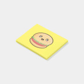 Post-it® Hamburger de Kawaii (Incliné)