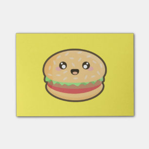 Post-it® Hamburger de Kawaii