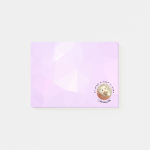 Post-it® HammyVille - Hamster mignon avec citation motivati
